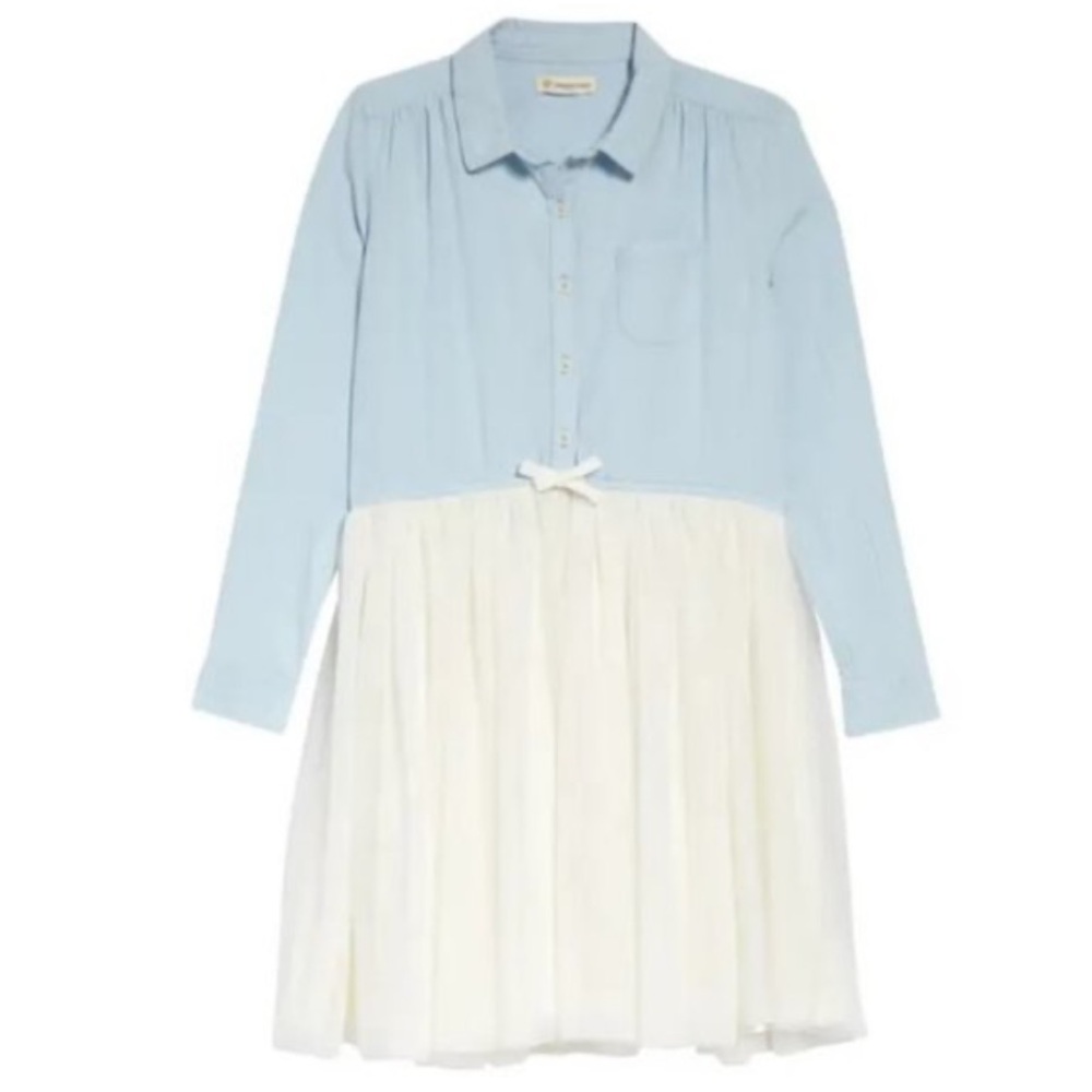 Tucker + Tate Tutu Girl Dress In Sky Blue Balletcore Holidays Festive